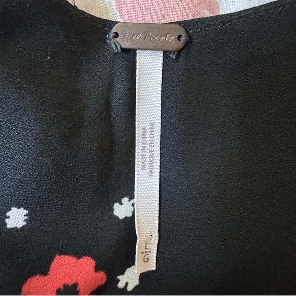 Free People Haze Floral Sleeveless Boho Tunic Top - Picture 5 of 12